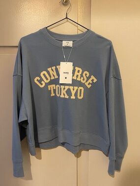 New with Tags Converse Tokyo Blue Sweater